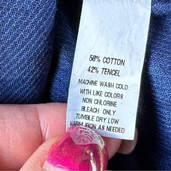 Elk Head Men’s Blue Single Chest Pocket Corduroy Button Down Size M - Picture 9 of 9